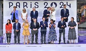 Paris 2024 - The Macrons Attend The Closing Ceremony