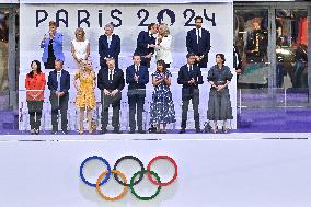 Paris 2024 - The Macrons Attend The Closing Ceremony