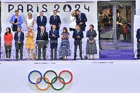 Paris 2024 - The Macrons Attend The Closing Ceremony