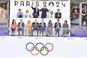 Paris 2024 - The Macrons Attend The Closing Ceremony