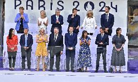 Paris 2024 - The Macrons Attend The Closing Ceremony
