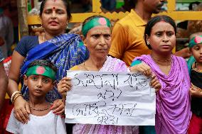 Hindu Community Protests Against Violence - Dhaka