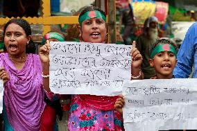 Hindu Community Protests Against Violence - Dhaka