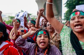 Hindu Community Protests Against Violence - Dhaka