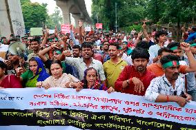 Hindu Community Protests Against Violence - Dhaka