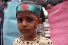 Hindu Community Protests Against Violence - Dhaka