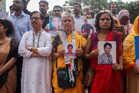 Hindu Community Protests Against Violence - Dhaka