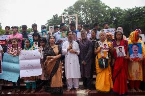 Hindu Community Protests Against Violence - Dhaka