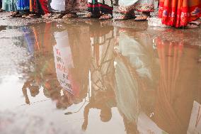 Hindu Community Protests Against Violence - Dhaka