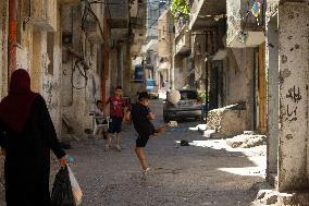 Daily Life In Balata Camp - West Bank