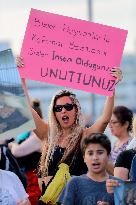 Pro-animal Rights Activists Protest - Istanbul