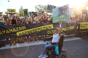 Pro-animal Rights Activists Protest - Istanbul