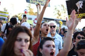 Pro-animal Rights Activists Protest - Istanbul