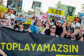 Pro-animal Rights Activists Protest - Istanbul