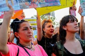 Pro-animal Rights Activists Protest - Istanbul