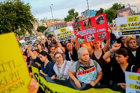 Pro-animal Rights Activists Protest - Istanbul