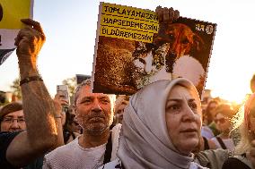 Pro-animal Rights Activists Protest - Istanbul