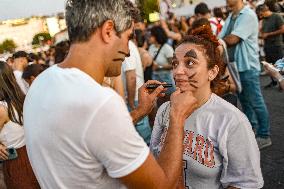 Pro-animal Rights Activists Protest - Istanbul