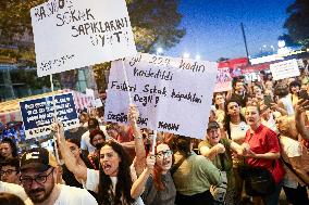 Pro-animal Rights Activists Protest - Istanbul