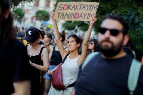 Pro-animal Rights Activists Protest - Istanbul