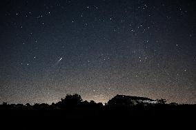 Perseid Showers Seen From Madrid