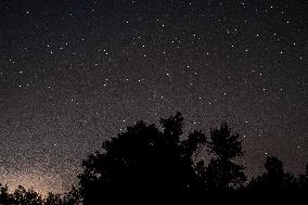 Perseid Showers Seen From Madrid