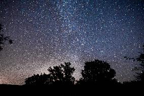 Perseid Showers Seen From Madrid