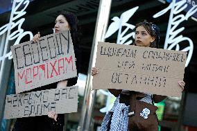 Rally in  support of Ukrainian POWs in central Kyiv