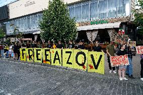 Rally in  support of Ukrainian POWs in central Kyiv