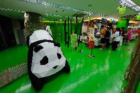 Panda-themed FamilyMart Store in Shanghai