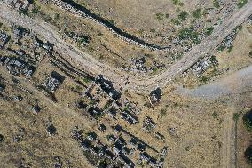 T?RKIYE-DENIZLI-HIERAPOLIS-SCENERY