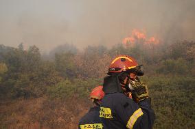 Wildfires In Athens, Greece