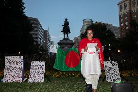 Washington DC: Candlelight Vigil In Honor Of The Martyrs Of The Quota Movement In Bangladesh