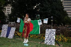 Washington DC: Candlelight Vigil In Honor Of The Martyrs Of The Quota Movement In Bangladesh