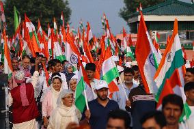 Tiranga Rally In Kashmir Ahead Of Independence Day