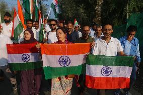 Tiranga Rally In Kashmir Ahead Of Independence Day