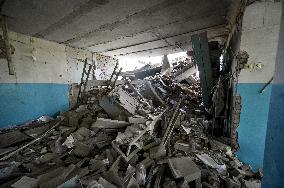 Hospital in Donetsk region destroyed by Russian troops