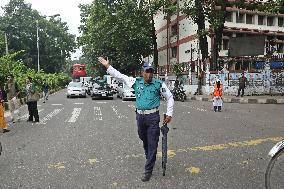 Police Forces Resume Duty - Dhaka