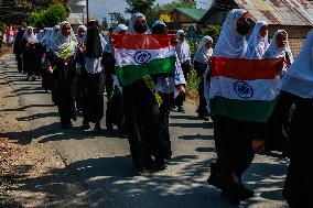 Tiranga Rally Ahead Of Independence Day In Kashmir