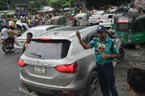 Police Duty Resumed In Dhaka