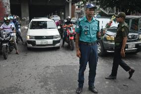 Police Duty Resumed In Dhaka