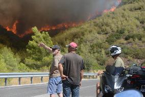 Wildfires In Athens, Greece