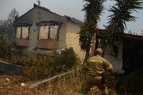 Wildfires In Athens, Greece