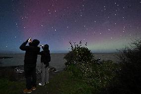 The Southern Lights In New Zealand