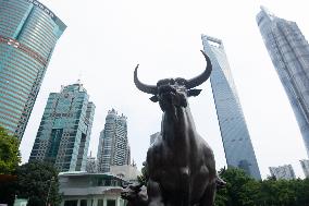 Banks At Lujiazui In Shanghai