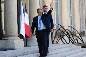 Meeting for contributors to the Paris 2024 Olympic Games at the Elysee - Paris