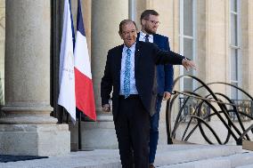 Meeting for contributors to the Paris 2024 Olympic Games at the Elysee - Paris