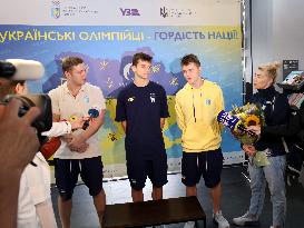 Ukrainian divers come back from Paris 2024 Olympics