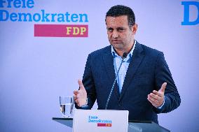 FDP Press Conference With Bijan Djir Sarai And Zyon Braun