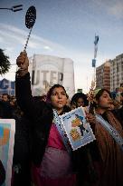 Pilgrims And Workers Take Part In A March From The Sanctuary At The San Cayetano Church To Plaza De Mayo Square In Buenos Aires